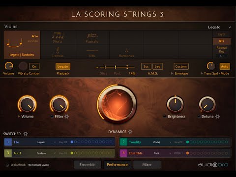 Audiobro LASS 3 - testing real-time keyboard playing