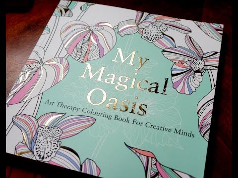 My Magical Oasis Colouring Book Flipthrough/Preview