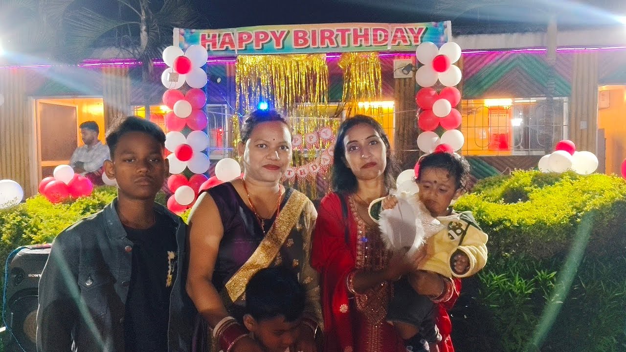 Birthday party enjoy 🥳🎇