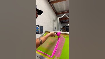 How to remove ink from your screens properly (screen printing tips)  #screenprinting
