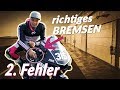 2. Fehler den die meisten Hobbyfahrer machen | Bremsen in Schrecksekunde | Motorrad