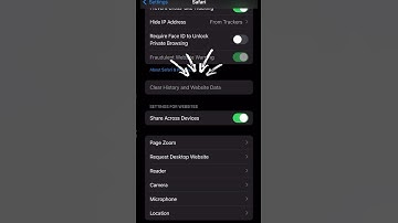 Is your clear history option disable in Safari? #safari #ios #clearcache