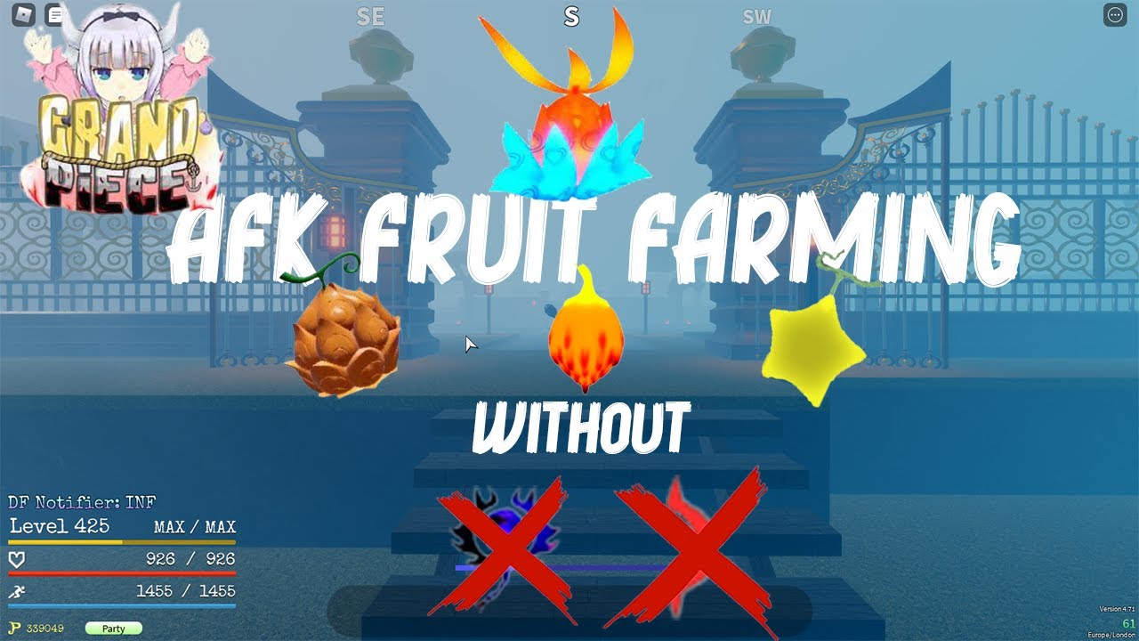 [GPO] THE Best WAY to AFK FRUIT GRINDING ( don't need core) YouTube