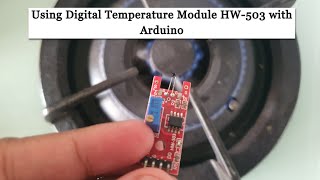 How to use Digital Temperature Module HW-503 with Arduino(EASY)