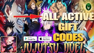 Jujutsu Duel All Active Gift Codes 🎁 New Server Opening🔥Novel Fusion Game Master your Domain