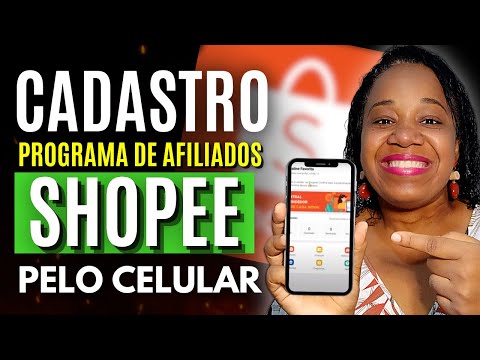 Como se cadastrar no programa de afiliados da Shopee pelo celular?