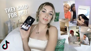 REACTING TO my TIKTOK LIKES *exposing my fyp lol*