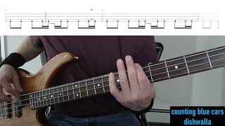 Counting Blue Cars by Dishwalla - Bass Cover with Tabs Play-Along