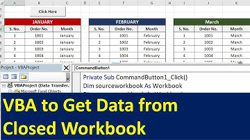 Excel VBA Copy Data from Closed Workbook