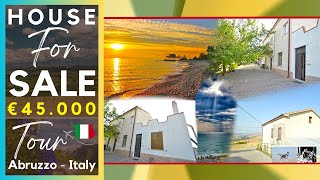 BARGAIN property in Abruzzo | Home for Sale in Italy in location with Sea/Hills Views, Garden/Land