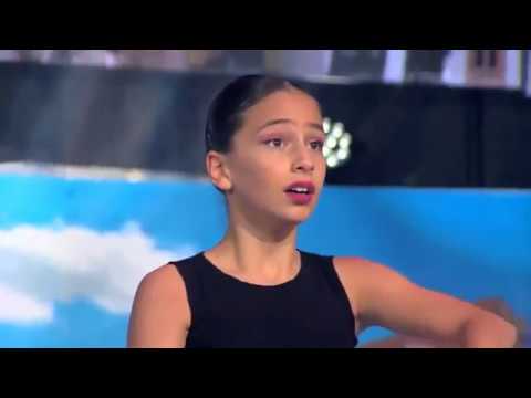 Amazing little Georgian girl, Nita Lomidze makes jury cry