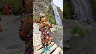 Little Cute Angel at Manthokha Waterfall Kharmang Skardu | Abshar | Skardu Waterfalls | Shanu Vlogs
