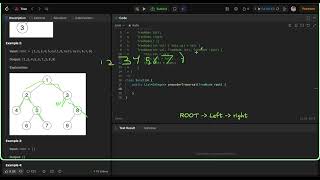 Binary Tree Preorder Traversal Iterative   Leetcode 144   Java