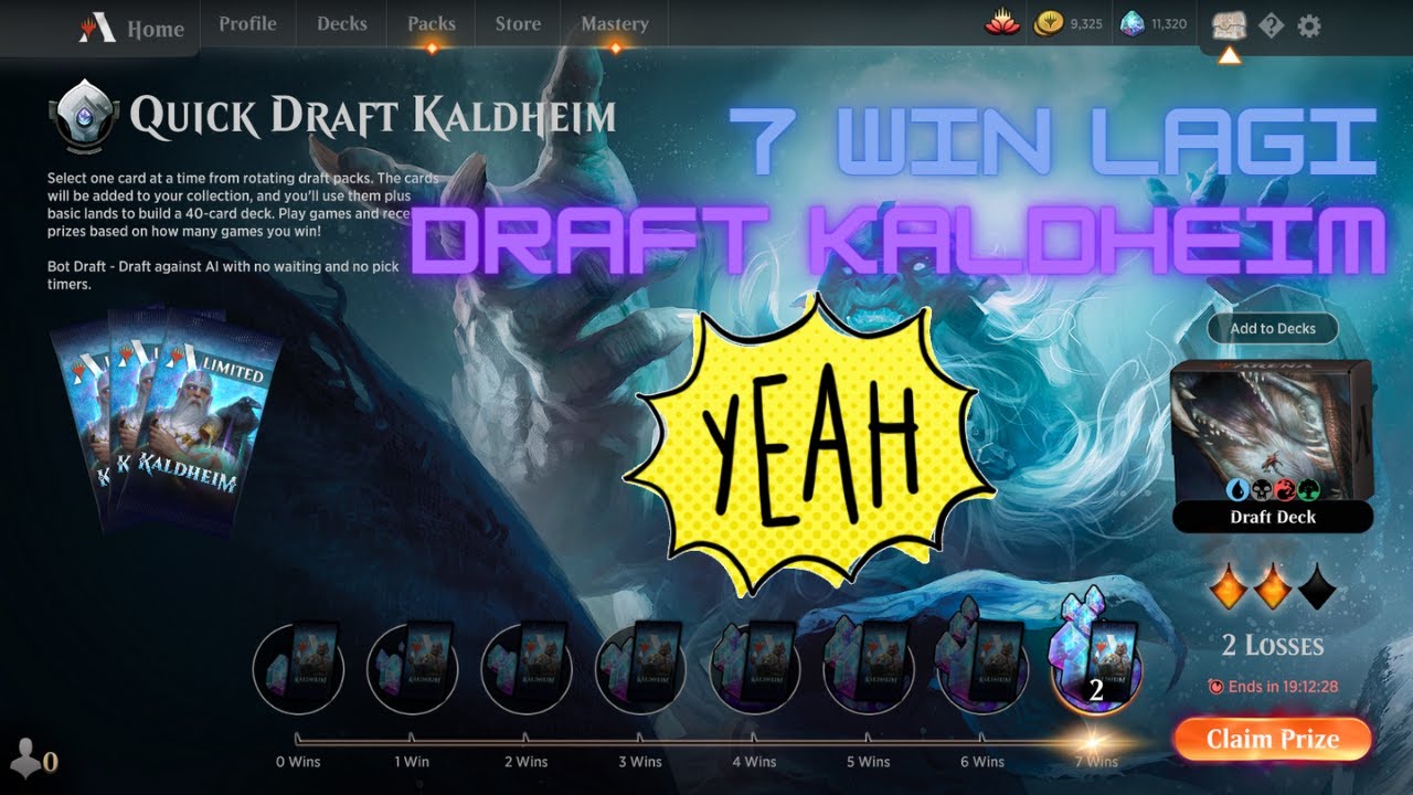 MTG Arena Indonesia Draft Kaldheim 7 wins YouTube