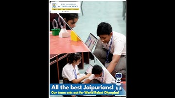 Team Jaipuria embarks on their exciting journey to the World Robot Olympiad 2025!