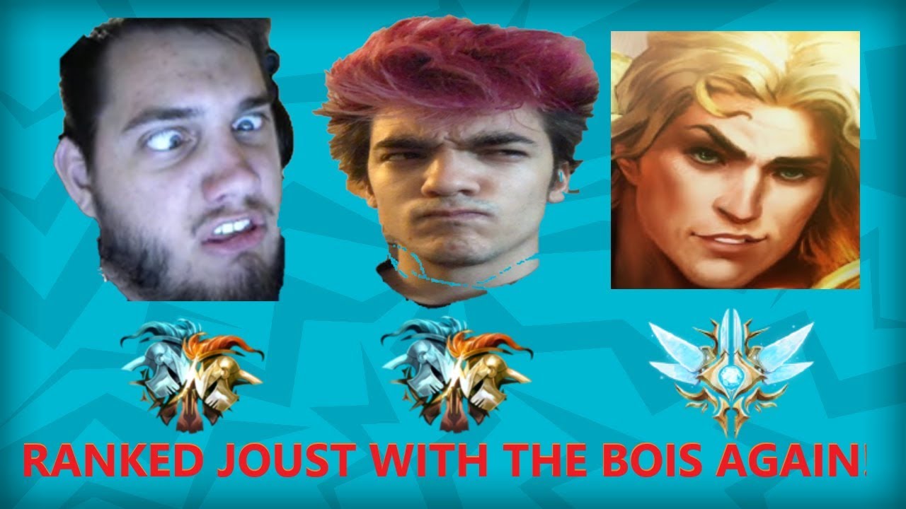 ALL WARRIOR TEAM WITH TRELLIRELLI AND DAVE! - Ranked Joust 3v3 - SMITE