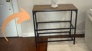 Amazon Furniture Review: Ecoprsio Small Console Table, Sofa Table with Double Mesh Shelves