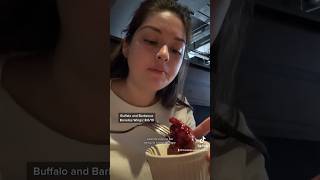 Why am I so cautious with the queso?! Yard House Happy Hour #food #eating #mukbang #foodie