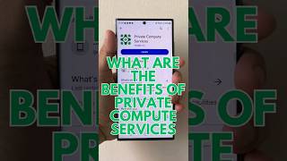 Benefits of Private Compute Services #privacy