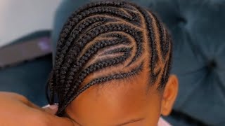 HOW TO; EASY NON-BASIC CORNROWS | A MUST TRY 
