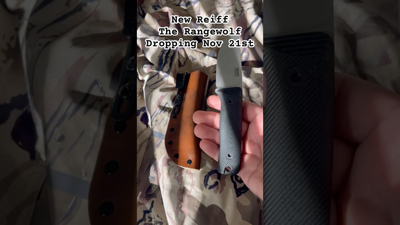 Новый охотничий нож Reiff! RangeWolf в сотрудничестве с Ranger Point Precision