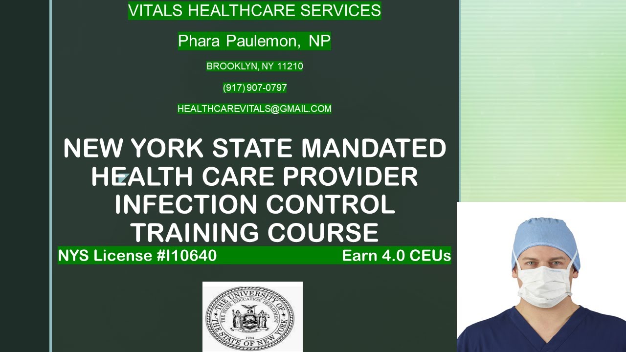 New York State Infection Control Course For Nurses
