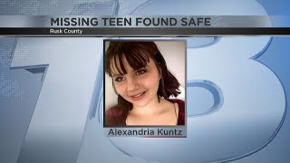 Missing teen in Rusk County located safe