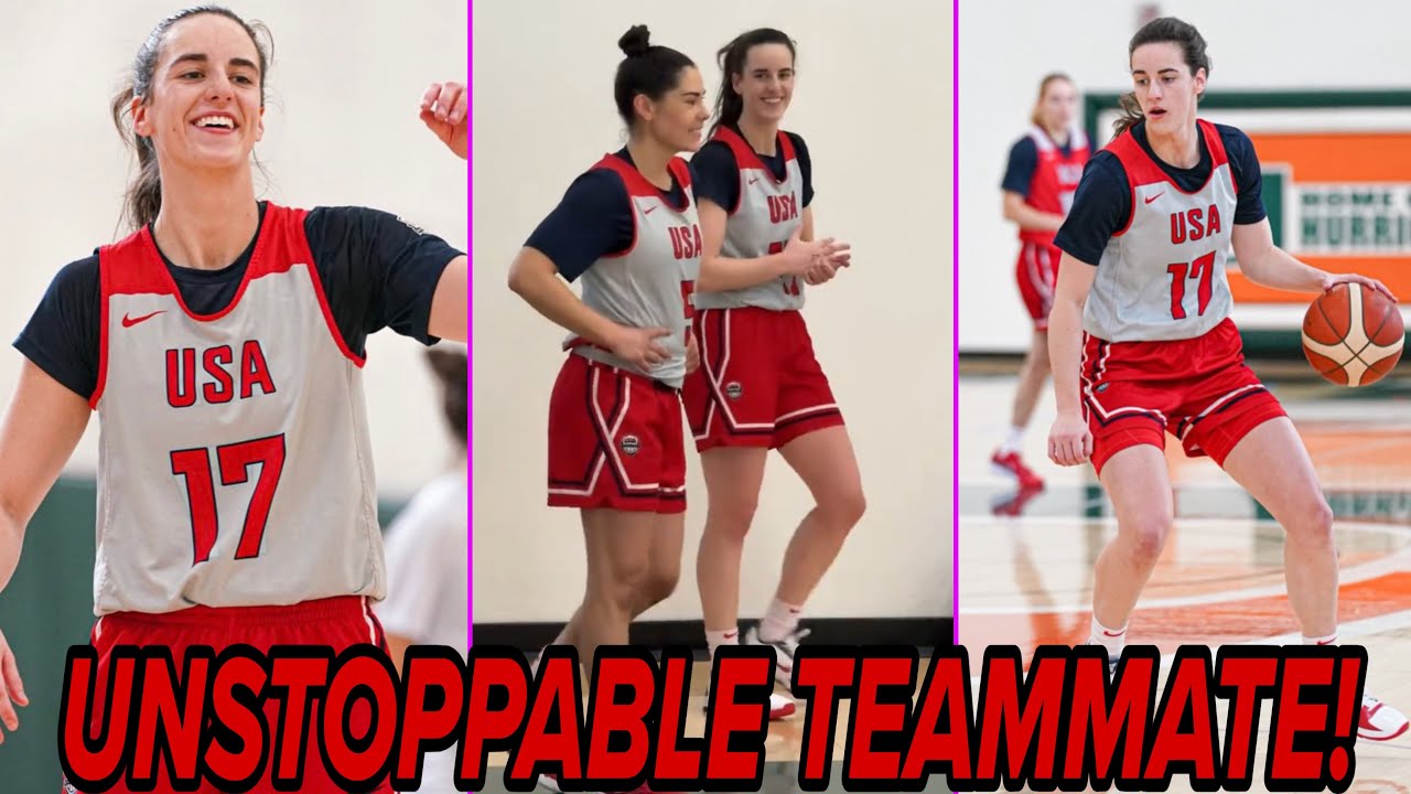 Слаженность в отношениях между Кейтлин Кларк и Келси Плам в составе сборной США привела фанатов в...