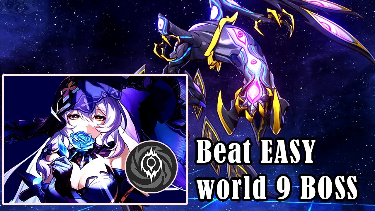 How to beat EASY world 9 BOSS (Memory zone meme : Something Unto Death) With BlackSwan and Sparkle?
