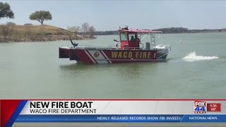 Waco FD debuts new fire boat