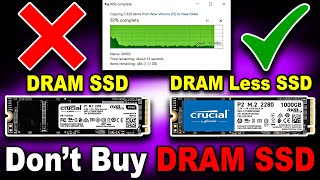 🔥Don't Buy DRAM SSD🔥DRAM SSD vs DRAM Less SSD🔥M.2 NVMe vs DRAM SSD @KshitijKumar1990