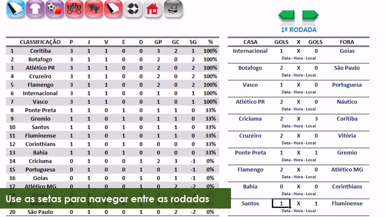 AULA COMPLETA] – Controle de campeonato no Excel (Pt 04: Criando