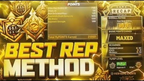 *NEW* BEST REP METHOD NBA 2K20! HOW TO REP UP FAST NBA 2K20! GET LEGEND IN ONE WEEK NBA 2K20!