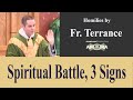 3 Signs for the Spiritual Battle - Mar 03 - Homily - Fr Terrance