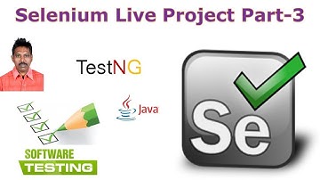 Selenium Tutorial For Beginners 39|Selenium Live Project Part-3|G C Reddy|