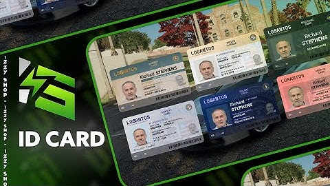 FiveM | Advanced ID CARD [ESX & QBCore & QBOX]