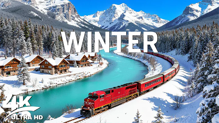 Winter 4K ❄️ A Cinematic Journey Through Snowy Mountains & Peaceful White Landscapes