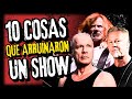 10 cosas que arruinaron shows de bandas - METALLICA MEGADETH IRON MAIDEN GNR