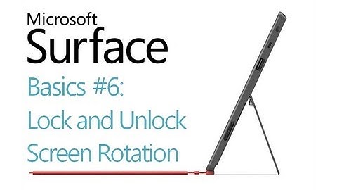 Surface RT Tips - Basics: #6 Screen Rotation Microsoft Windows 8