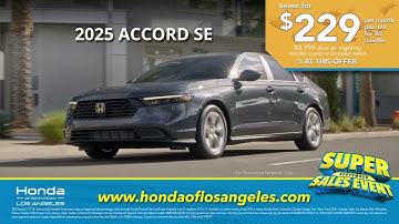 Super September Sales Event | Accord, Civic & CR-V Lease Offers in Los Angeles