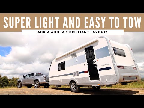 EUROPEAN FLAIR: Adria Adora 542PH Sport Caravan is Light and Easy to Tow!