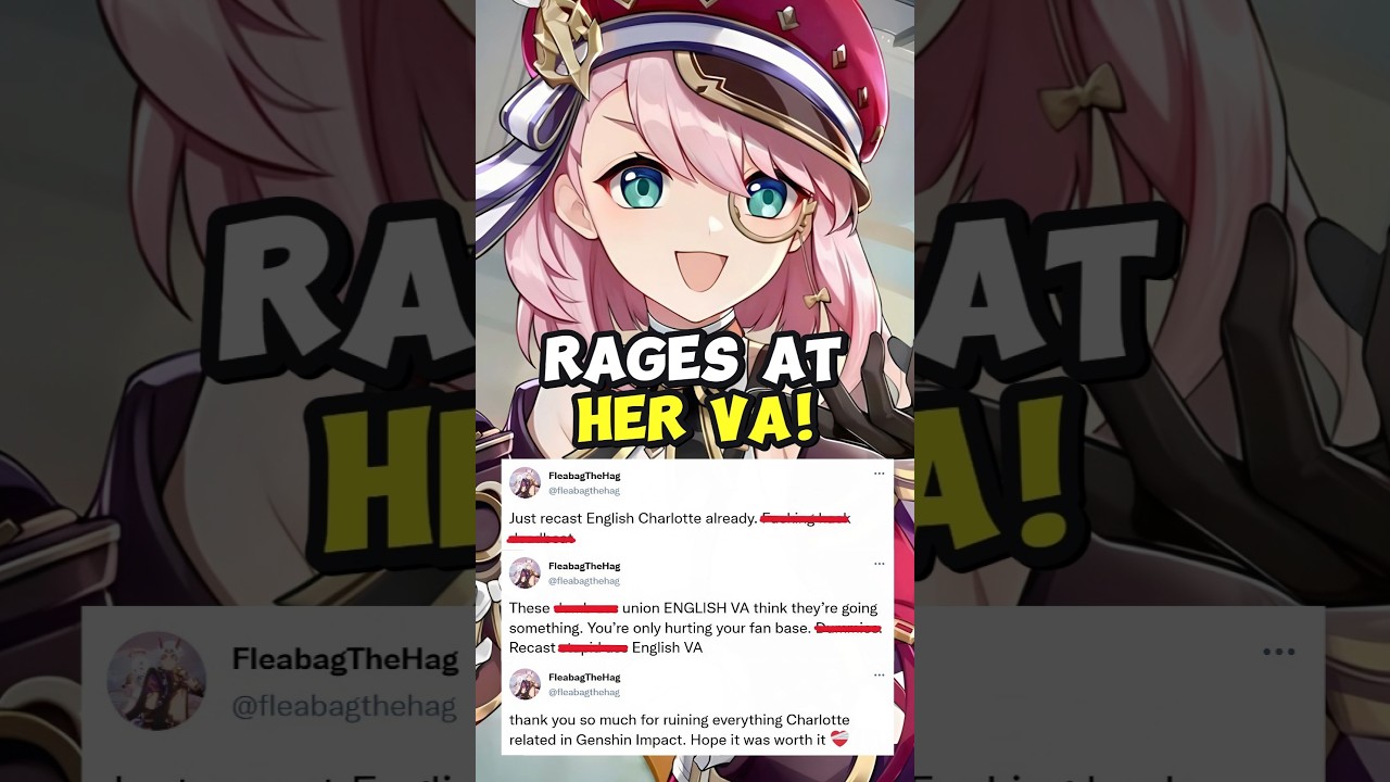 Angry Genshin Fan RAGES at Charlotte’s VA and DEMANDS She Be FIRED!