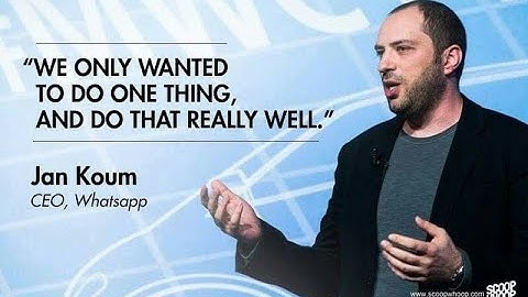 Innovation Traits In Tech-Savvy CEO – Jan Koum | Photon Legal