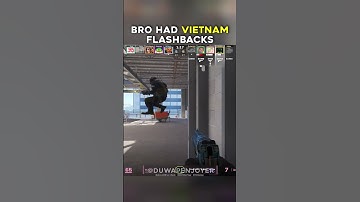 Bro had Vietnam Flashbacks💀 #cs2 #duwap