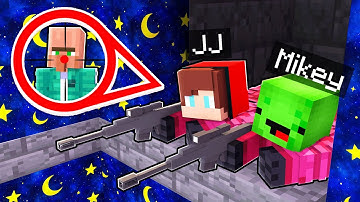 Mikey and JJ Became Secret Snipers in SQUID GAME 3 in Minecraft (Maizen)
