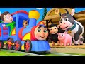 Train song  choo choo train for children  more lalafun nursery rhymes  kids songs