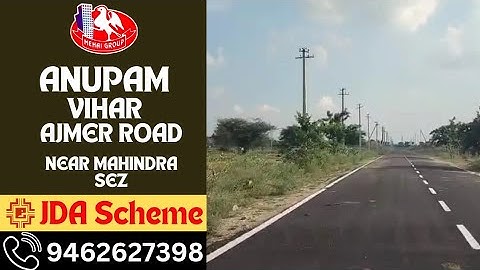 JDA Scheme Anupam Vihar Ajmer Road Jaipur Near Mahindra Sez Contact no. 9462627398 #realestate #plot
