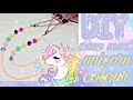 🦄 DIY UNICORN COLOUR 🦄 || tutorial membuat strap masker manik manik