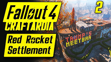 Fallout 4 Red Rocket Settlement #2 - Base Building Timelapse - Fallout 4 Settlement Building PC