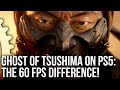 Ghost of Tsushima: PS5 vs PS4 Pro - The 60fps Difference!